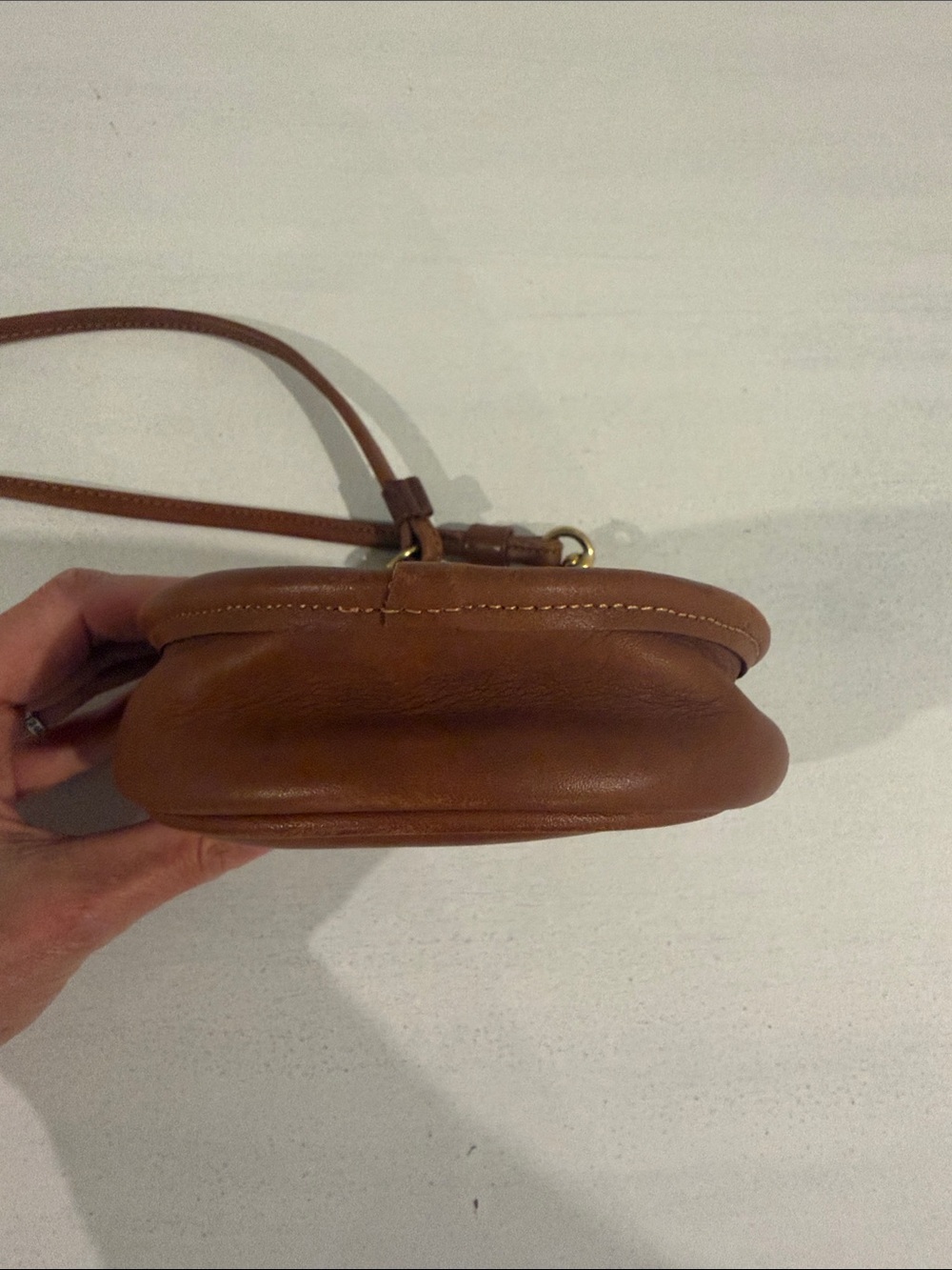 Vintage Coach Mini Belt Bag - Style #9826 in British Tan - Picture 3 of 5